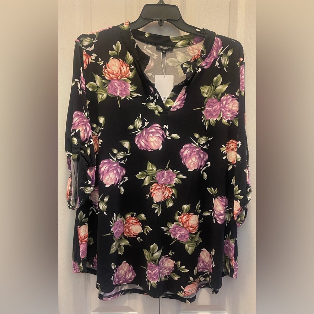 NWT Othyroce floral top Size 4X